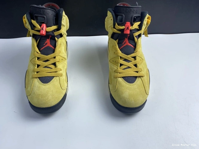 6 TRAVIS JORDAN AIR X SCOTT YELLOW CN1084-300 0725